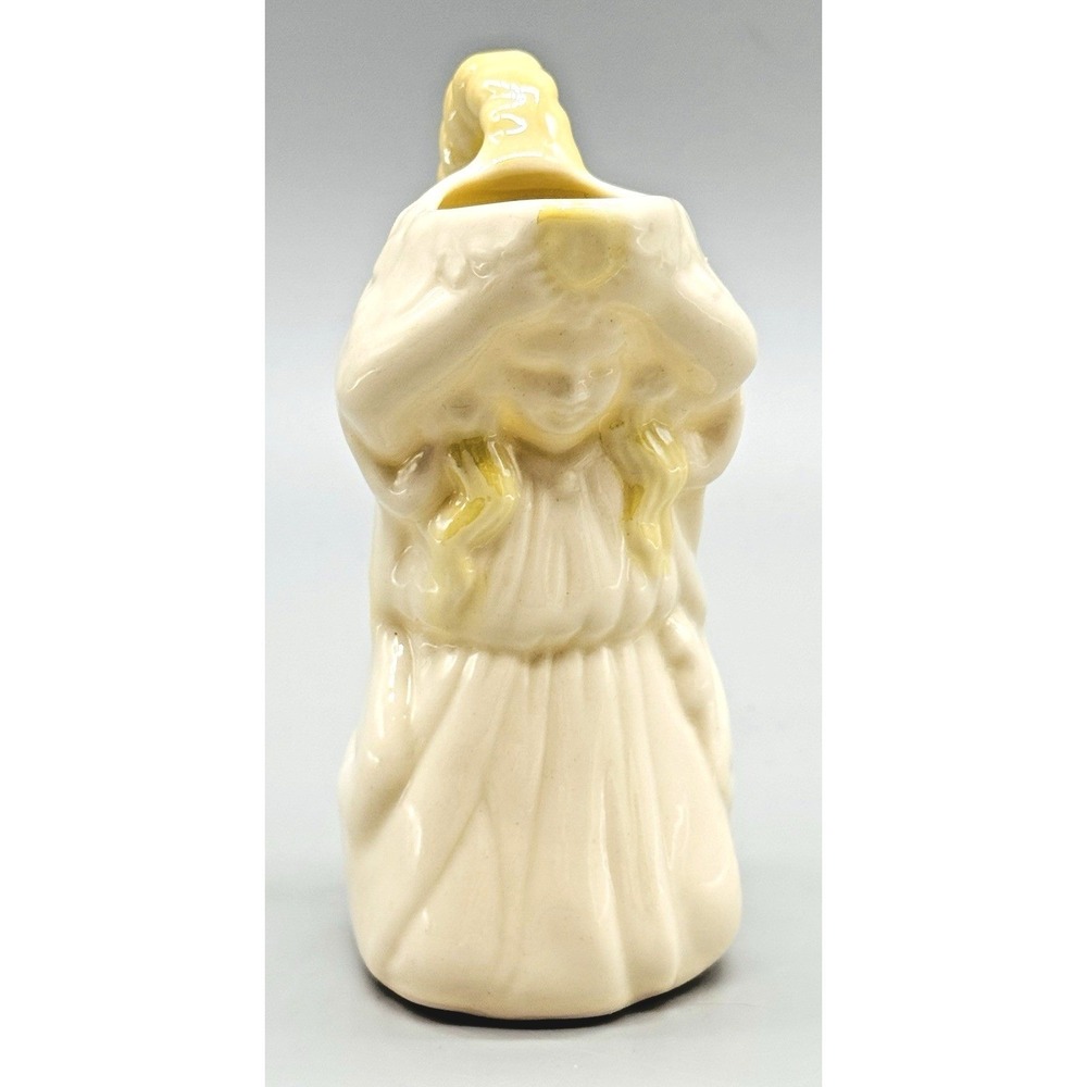 Belleek‎ Kneeling Maiden Creamer Sixth Green Mark Undine Water Nymph 5 inch